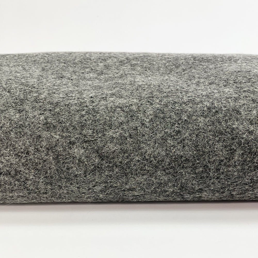 Bastelfilz aus Wollfilz 20x30 cm, 1mm, Filzplatten, grautöne - 8-Natur