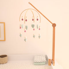 Babymobile Herzbogen Pastell