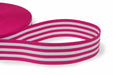 Elastisches Gummiband mit Streifen 40mm beidseitig verwendbar in vielen Farben zur Reparatur und Gestaltung von Hosenbändern oder Jogginganzügen - 8-Natur