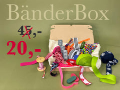 Überraschungsbox Bänder und Gummis