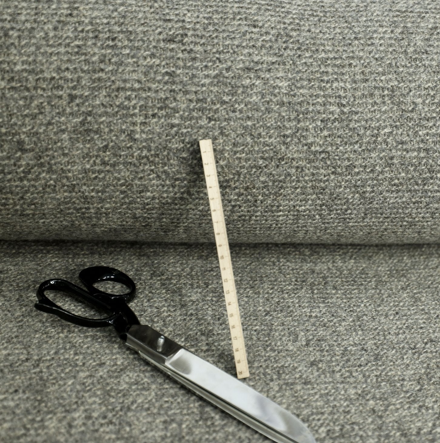 Strickstoff braun melliert - 8-Natur