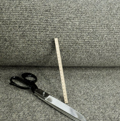 Strickstoff braun melliert