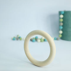 Holzring 16cm Durchmesser dick zum Basteln von Mobile