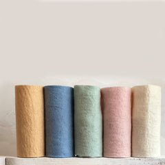 Sanfte Töne 5 Filzplatten 20 x 30 cm, ca.4mm, handgemacht