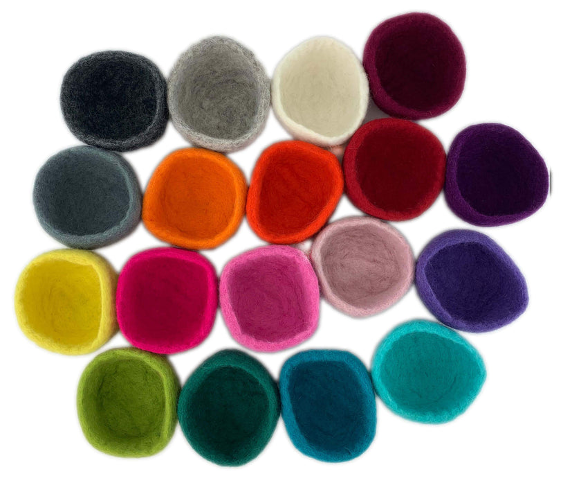 Filzschalen 10cm Farbe aussuchen - 8-Natur
