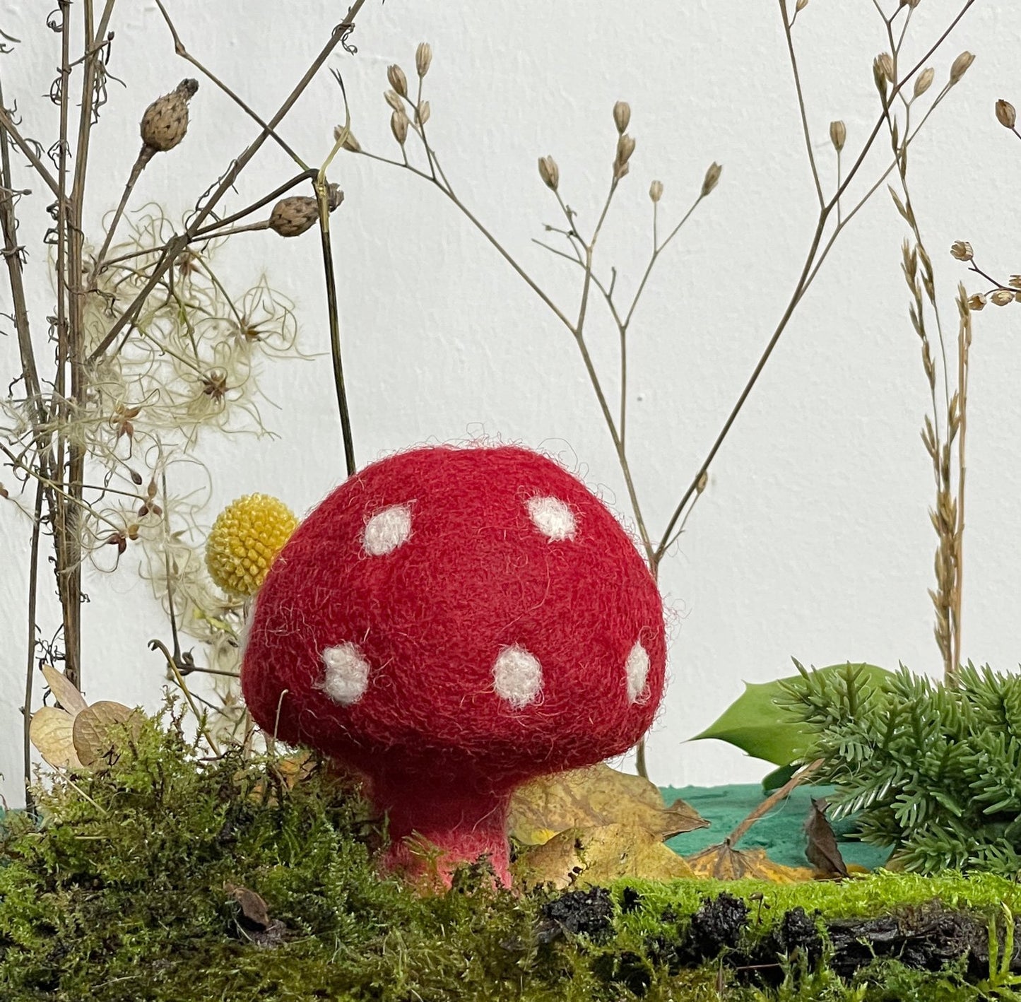 Pilz Herbst kaufladen zubehör holz Filz lebensmittel zubehör spielküche holz kinderküche zubehör kaufladen kinder