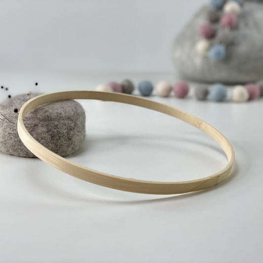 Holzring zum Basteln von Mobile - 8-Natur