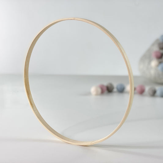 Holzring zum Basteln von Mobile - 8-Natur  DIY Holz Mobilen Rahmen mobile stern Traumfänger Babymobile baby