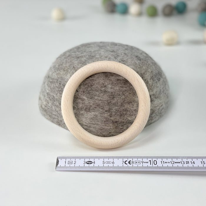 2 Rohholz - Ringe Durchmesser 10 cm - 8-Natur