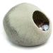Katzenhöhle Filz 100% Wolle fair, ökologisch und schadstoffgeprüft - 8-Natur