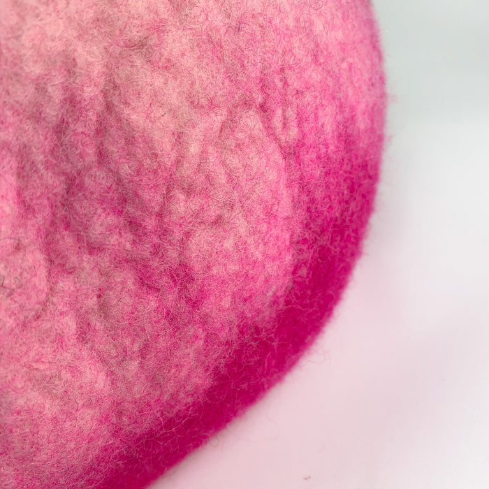 Sonderedition Katzenhöhle pink Filz 100% Wolle fair, ökologisch und schadstoffgeprüft - 8-Natur