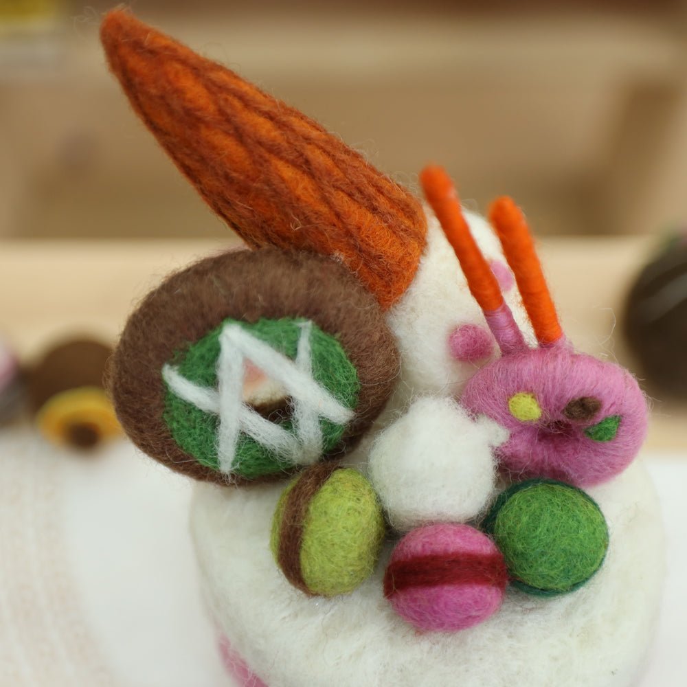Torte kaufladen zubehör holz Filz lebensmittel zubehör spielküche holz kinderküche zubehör kaufladen kinder