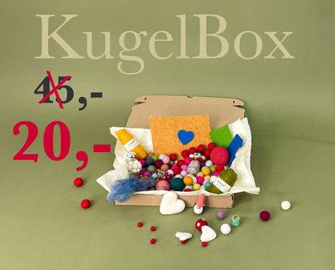 Überraschungsbox Filzkugeln