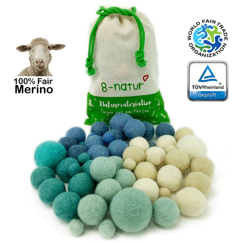 Mix Babyboy ca. 60 Stück in verschiedenen Größen 1,2,3cm