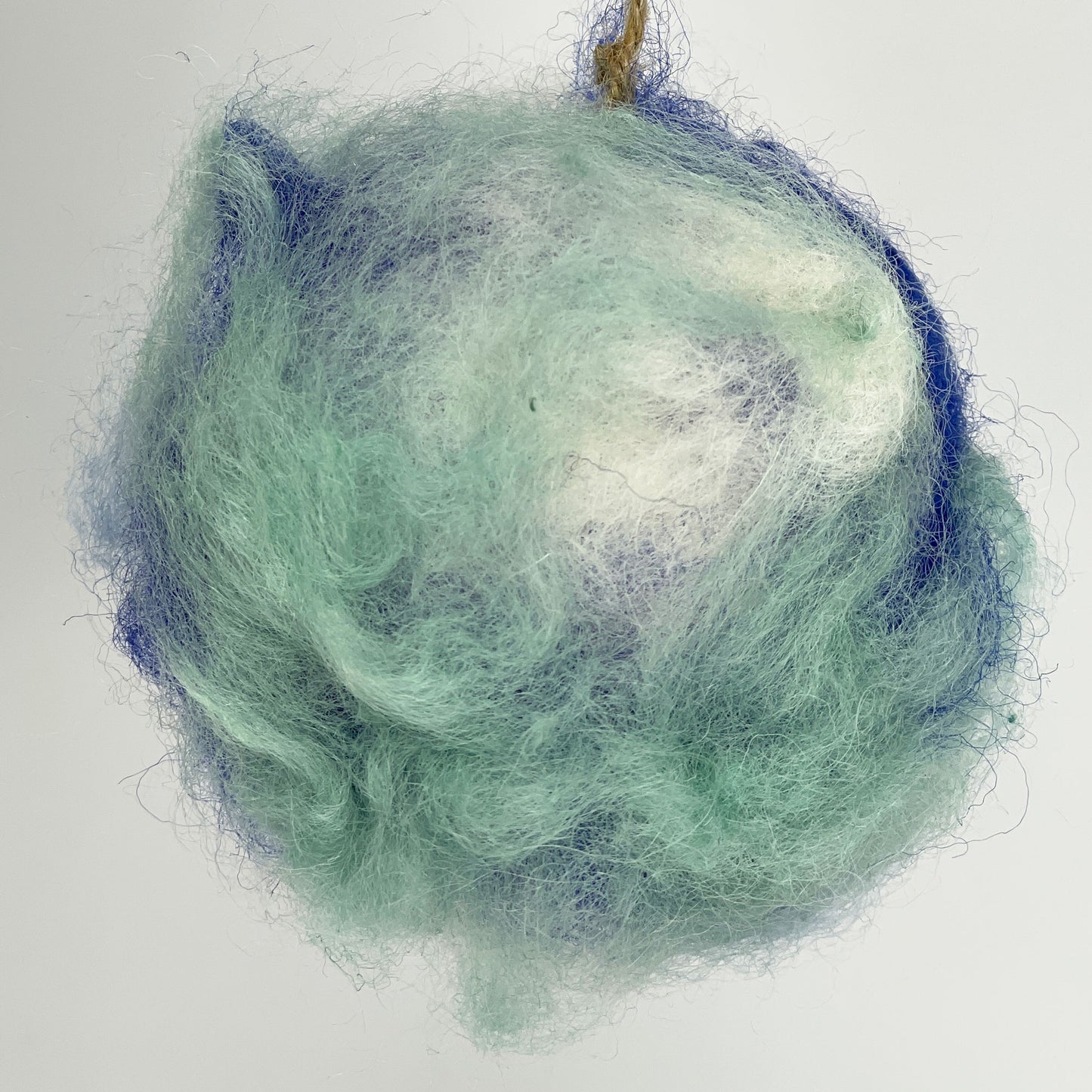 Vogelnestkugel aus Filz in blau - 8-Natur