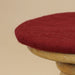 Sitzkissen Filz rund ca.40 cm 100% Wolle als Stuhlkissen Farbe 6 - 8-Natur
