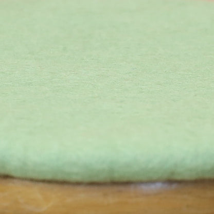 Sitzkissen Filz rund ca.40 cm 100% Wolle als Stuhlkissen Farbe 17 - 8-Natur