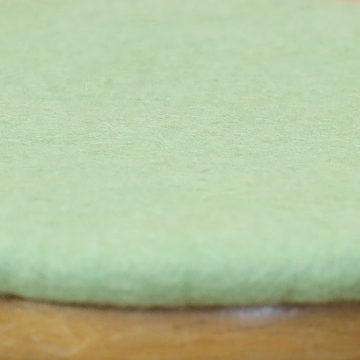 Sitzkissen Filz rund ca.40 cm 100% Wolle als Stuhlkissen Farbe 44 Anthrazit - 8-Natur