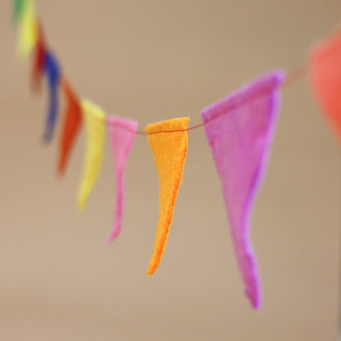 Wimpelkette für jede Feier bunt groß