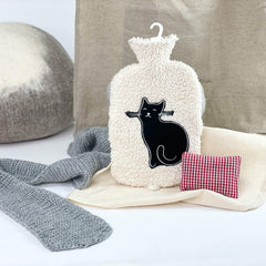 Wärmflasche Katze schwarz