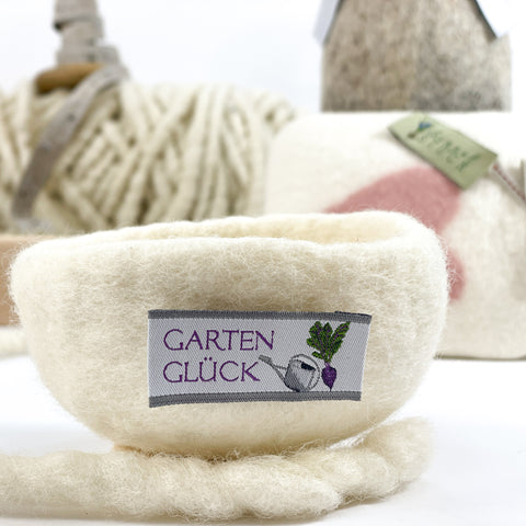 Webetikett Gartenglück