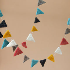 Wimpelkette für jede Feier Pastell klein