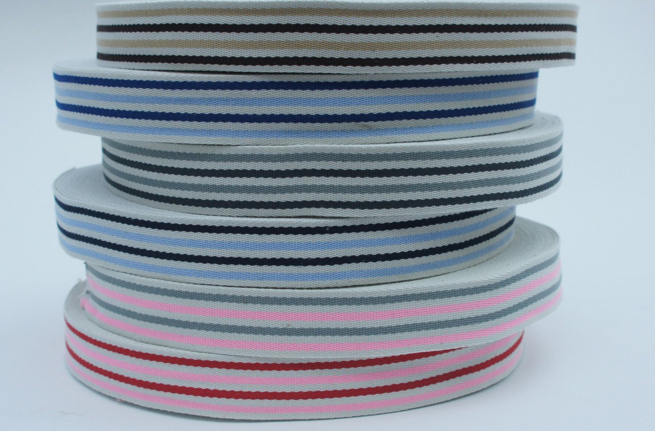 1 Meter | Gurtband Streifen | 4 cm breit | zum Aussuchen - 8-Natur