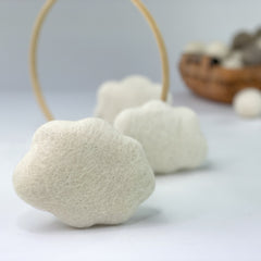 Filzwolke 8cm in harmonischen Farben